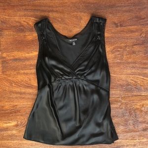 The Limited black satin top